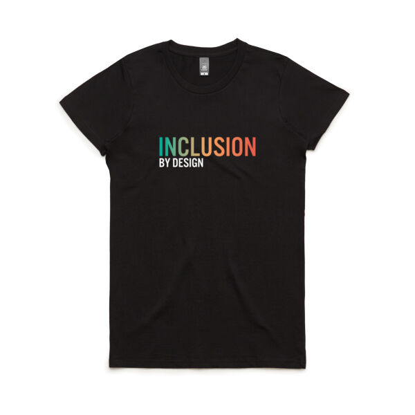 Maple Tee: Inclusion by Design (dark) Thumbnail