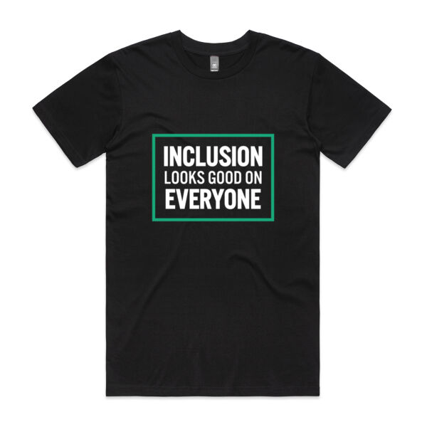 Staple Tee - Inclusion looks good on everyone (dark) Thumbnail