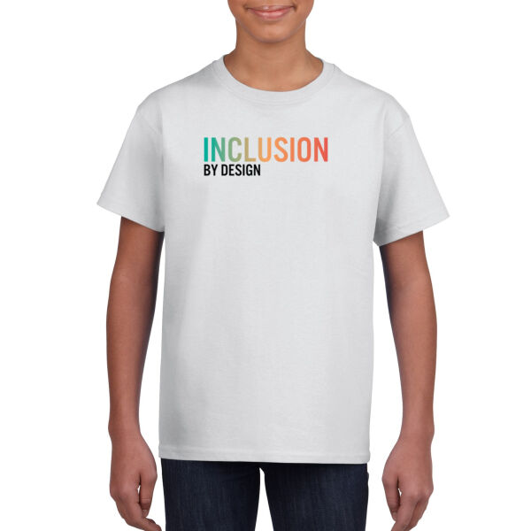 Youth T-shirt - Inclusion by Design (light) Thumbnail