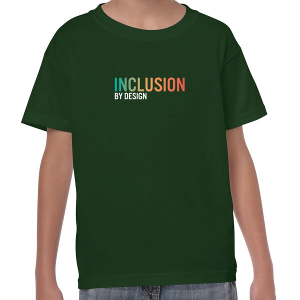 Youth T-shirt - Inclusion by Design (dark) Thumbnail